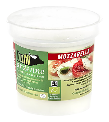Buffl'Ardenne Mozzarella di bufala bio 125g