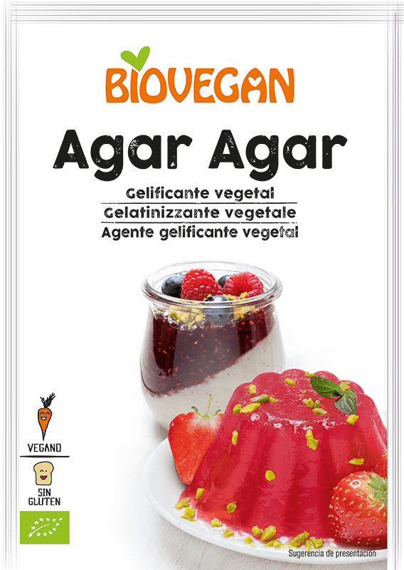 Biovegan Agar agar lactose & glutenvrij bio 30g