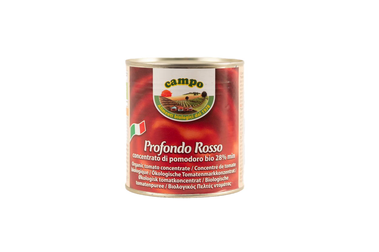 Campo Tomatenpuree dubbel geconcentreerd 28% bio 800g