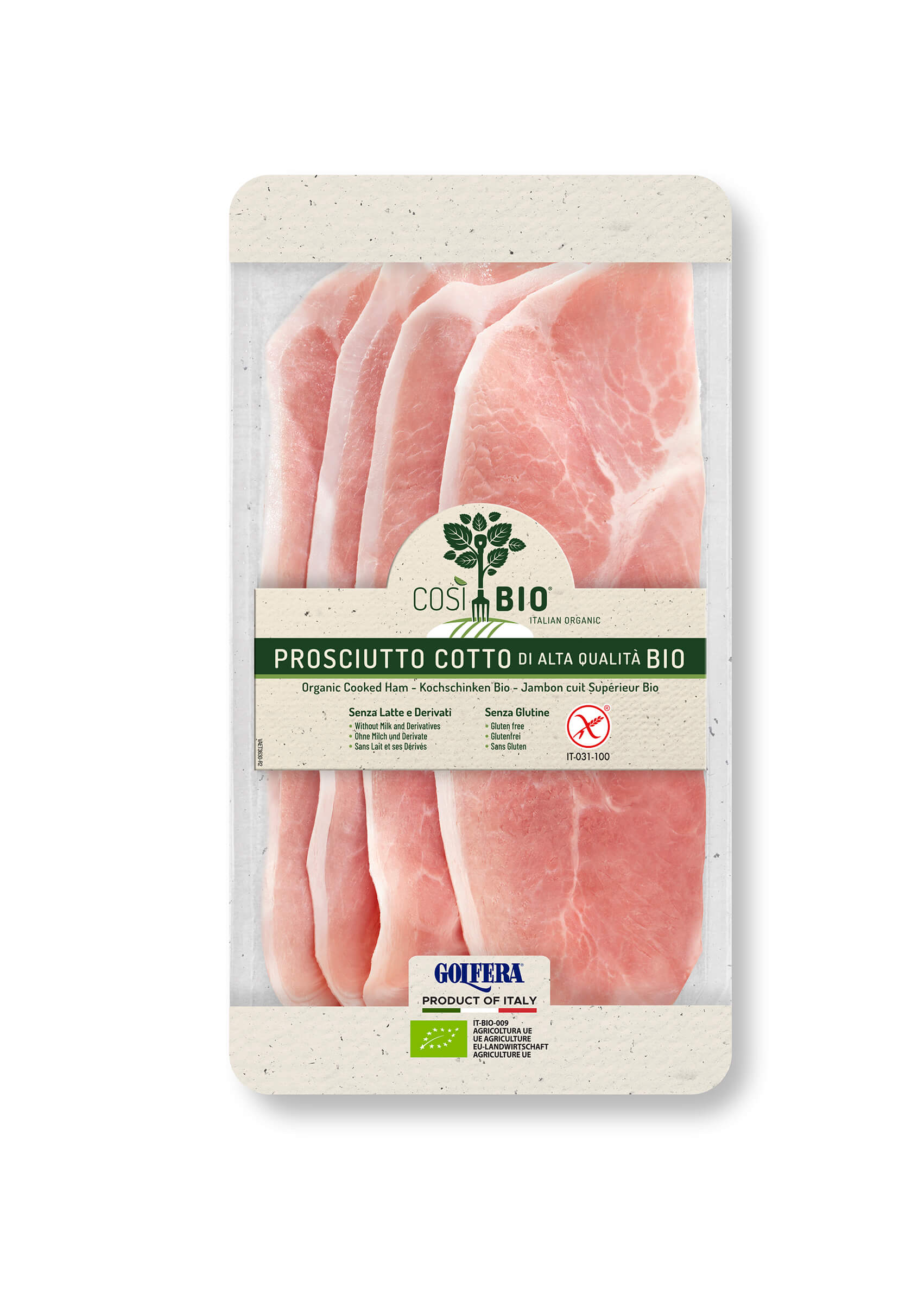 Cosi Bio Ham gekookt sneetjes bio 80g