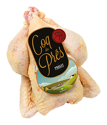 Coq des Prés hele kip - groot bio 1.4 à 1.8kg