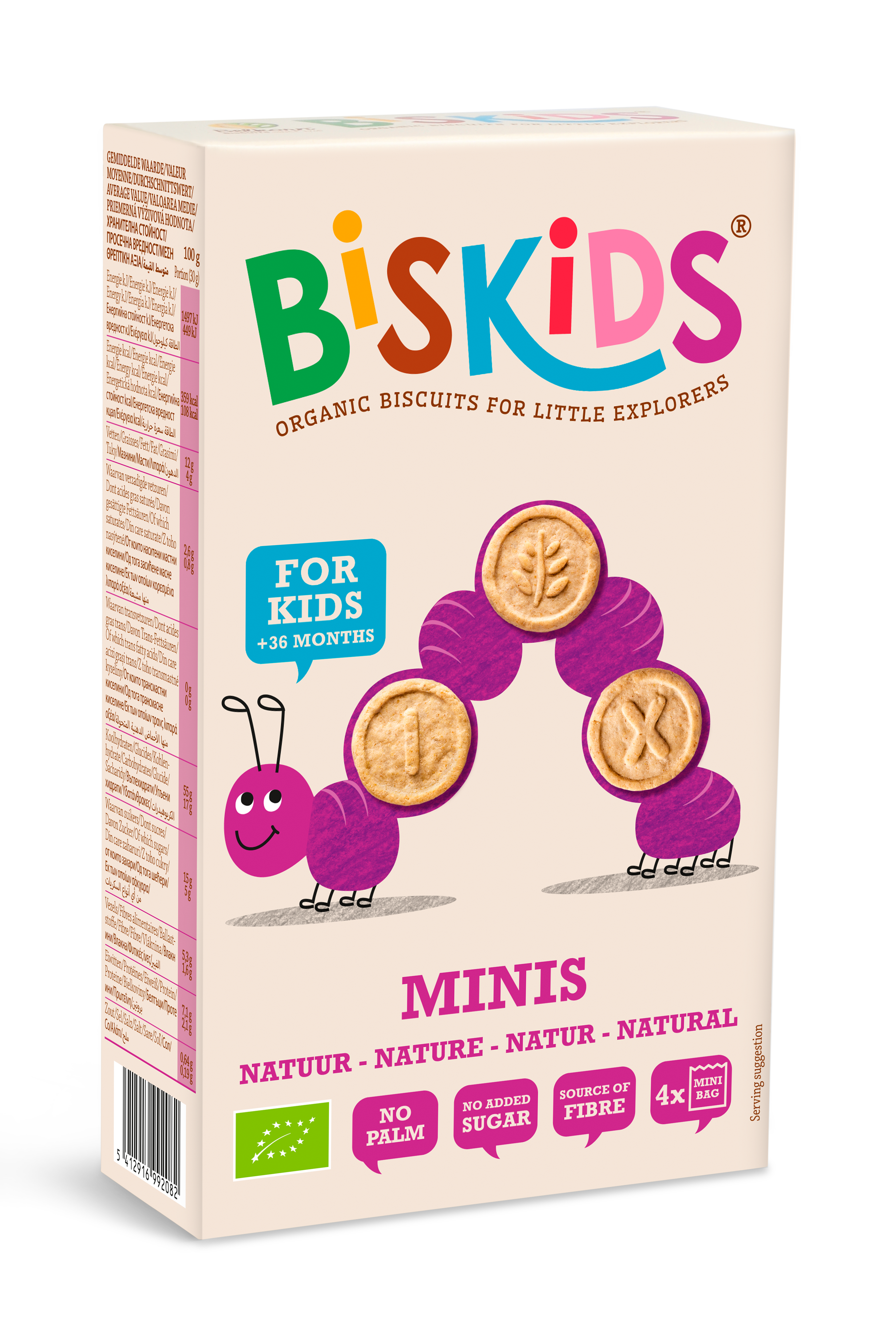 Biskids Mini's koekjes bio 120g