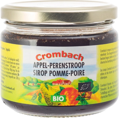Crombach Appel-perenstroop bio 330g