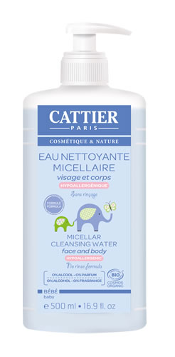 Cattier Baby reinigend micellair water 500ml