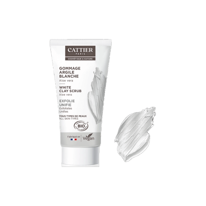 Cattier Mini peeling witte klei 30ml