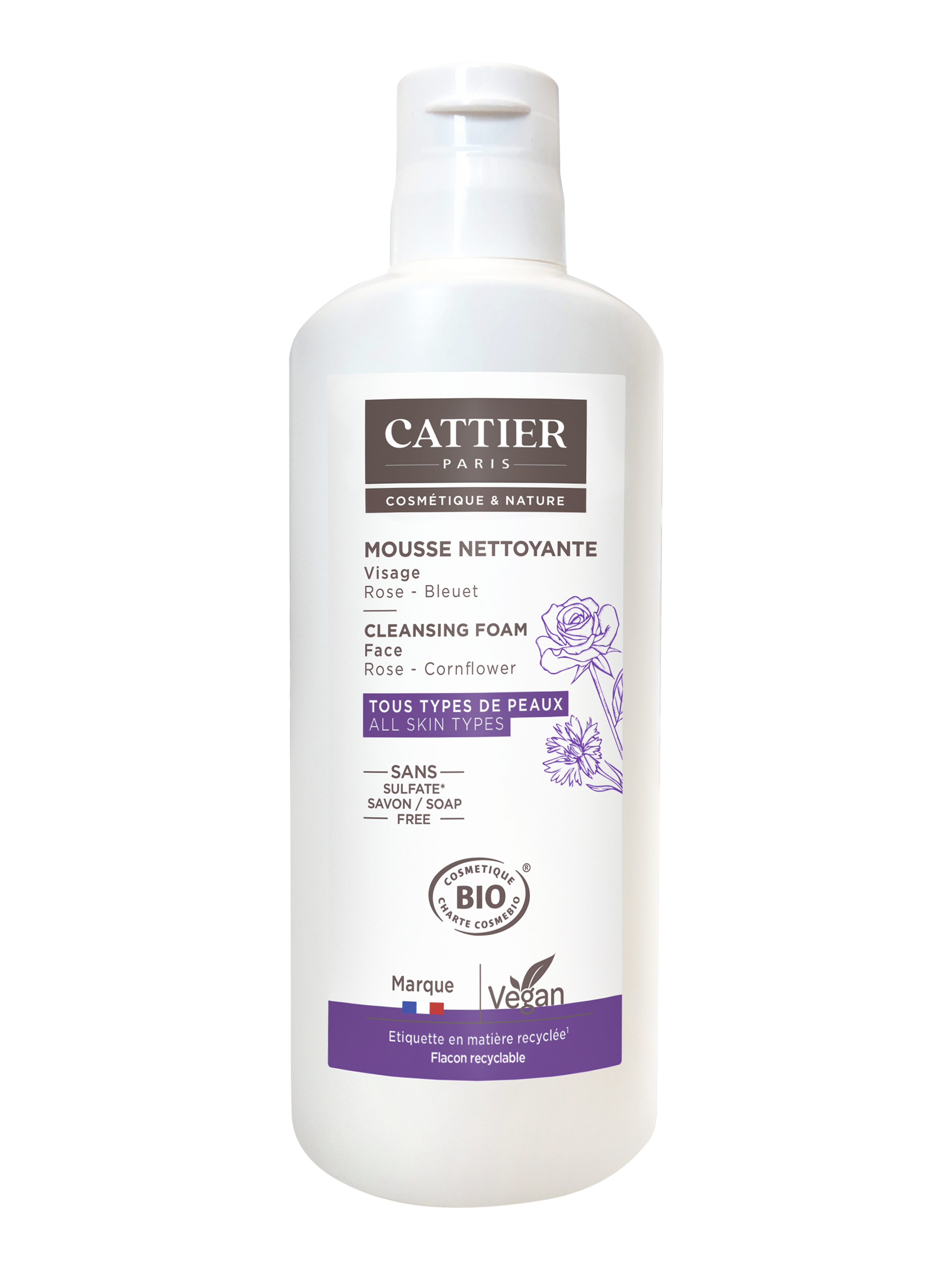 Cattier Reinigende mousse gezicht 150ml