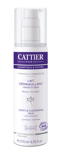 Cattier Reinigingsmelk gezicht en ogen 200ml