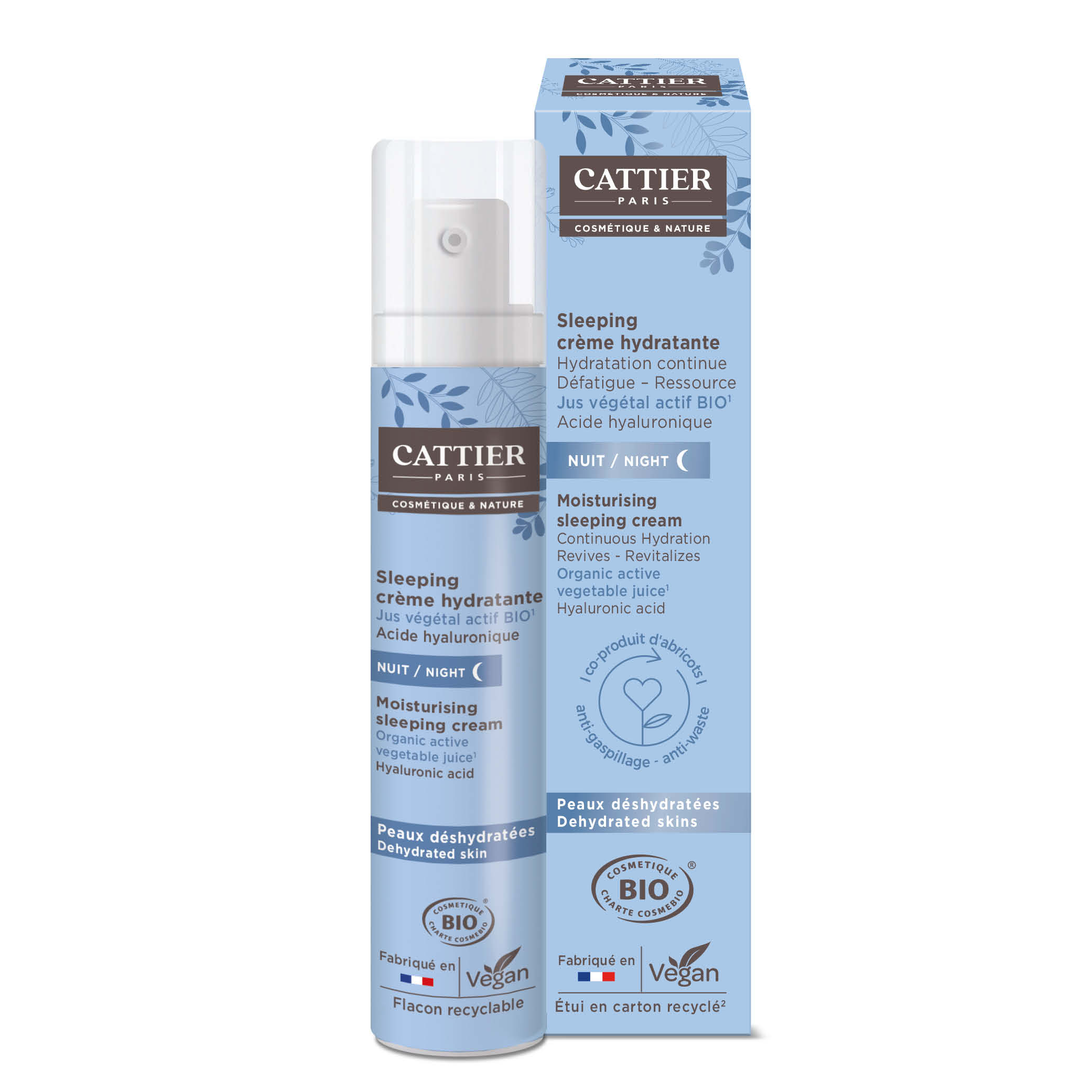 Cattier Hydraterende sleeping crème 50ml