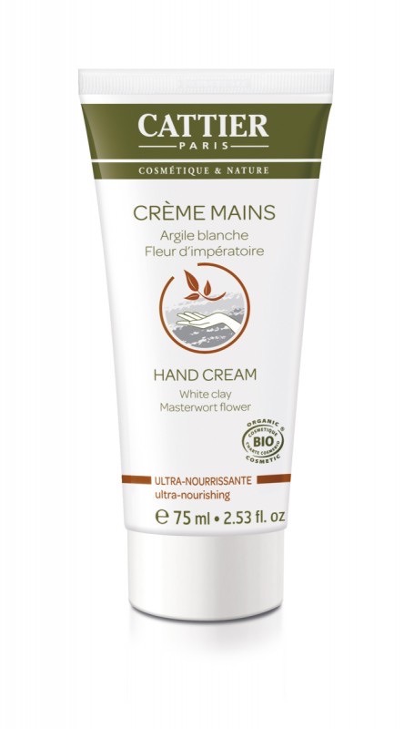 Cattier Handcreme witte klei ultra voedend 75ml