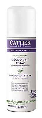 Cattier Deodorant spray cardamom-patchouli 100ml