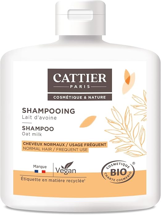 Cattier Shampoo dagelijks gebruik haver 250ml