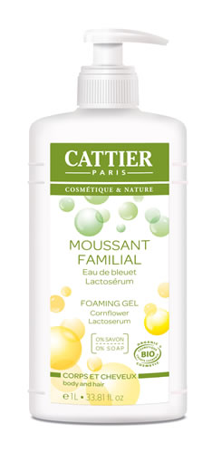 Cattier Douchegel&shampoo korenbloem/lactoserum 1l