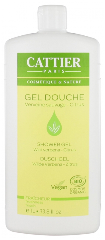 Cattier Douchegel wilde verbena - citrus 1L