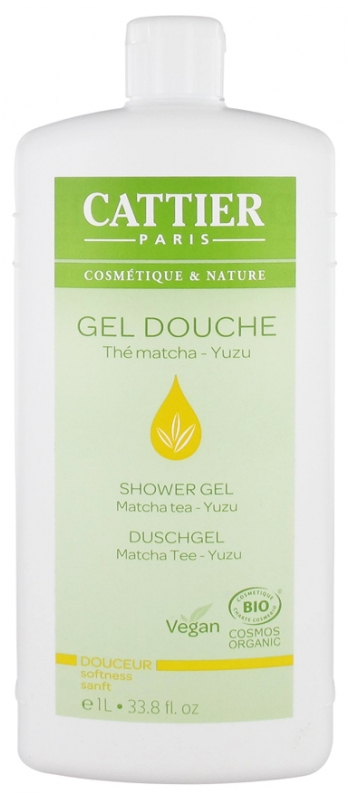 Cattier Douchegel matcha - yuzu 1L