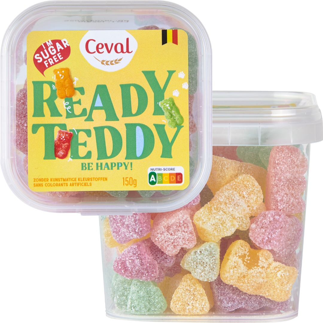Ceval Snoep teddies suikervrij 150g