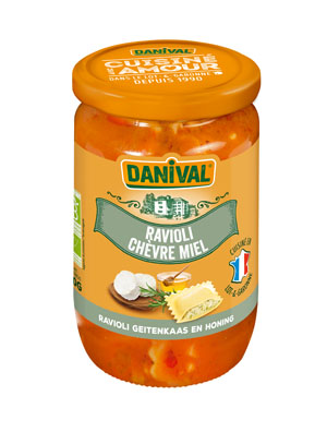 Danival Ravioli met geitenkaas & honing bio 670g