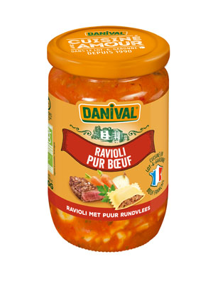Danival Ravioli met rund bio 670g