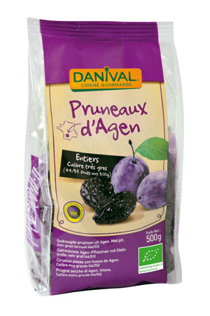 Danival Pruimen agen met pit 44/55 bio 500g