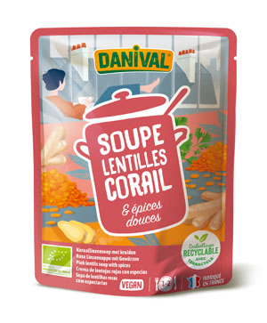 Danival Koraallinzen kruidensoep bio 500ml