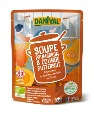 Danival Pompoen en butternutsoep bio 500ml