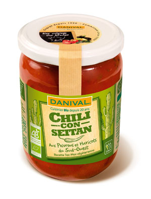 Danival Chili con seitan bio 630g