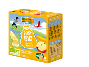 Danival Poki Appel-bananenpuree bio 4x90g
