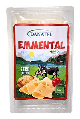 Danatel Emmental sneetjes lactosevrij bio 150g