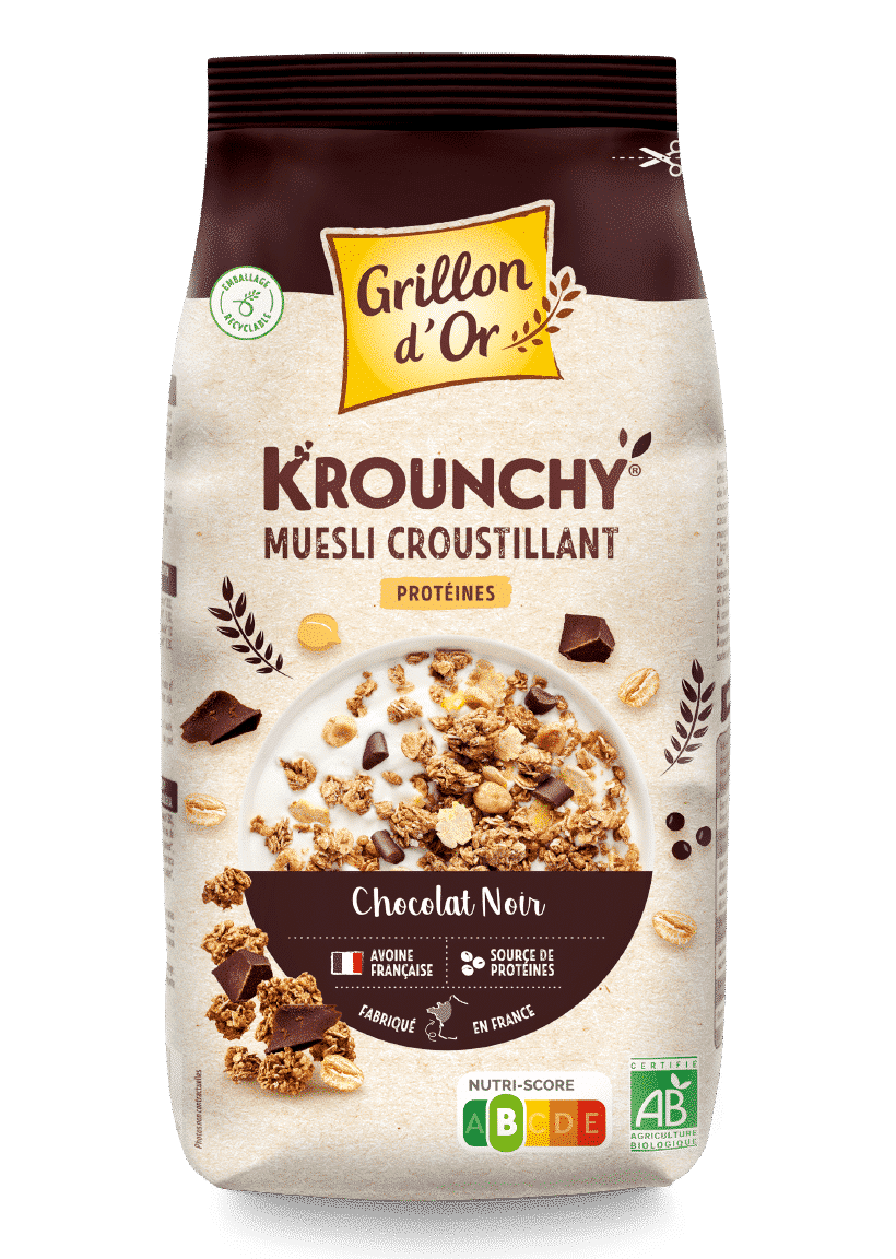 Grillon d'or Krounchy chocolade bio 500g