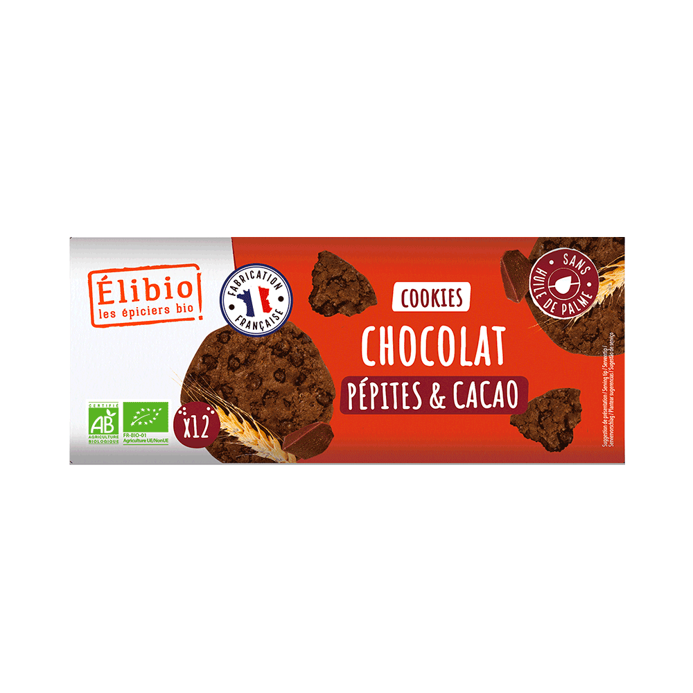 Élibio Cookies met chocoladestukjes bio 175g