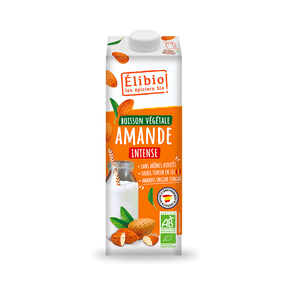 Élibio Amandeldrink rietsuiker bio 1L