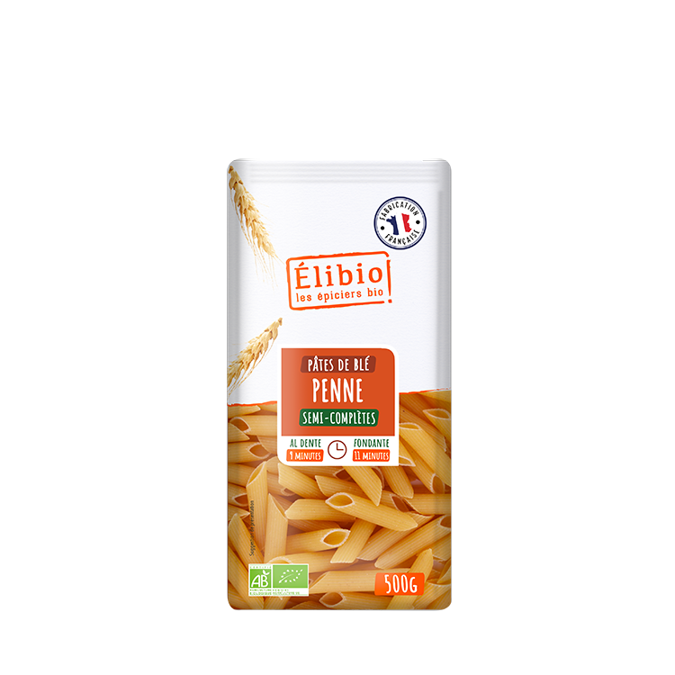 Élibio Penne halfvolkoren bio 500g