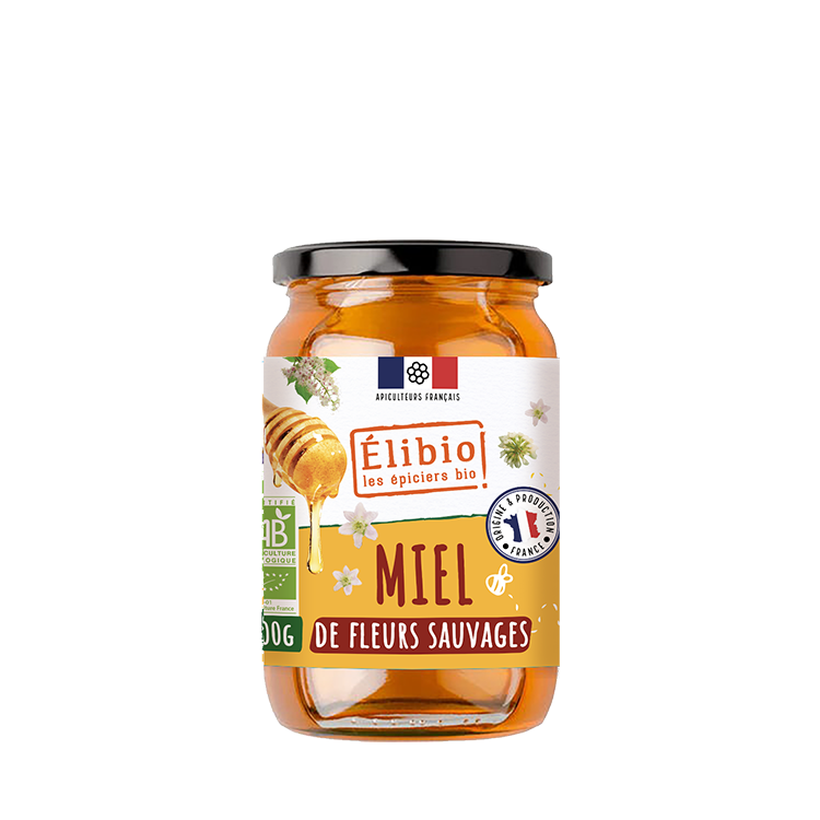 Élibio Honing van wilde bloemen Frankrijk bio 500g