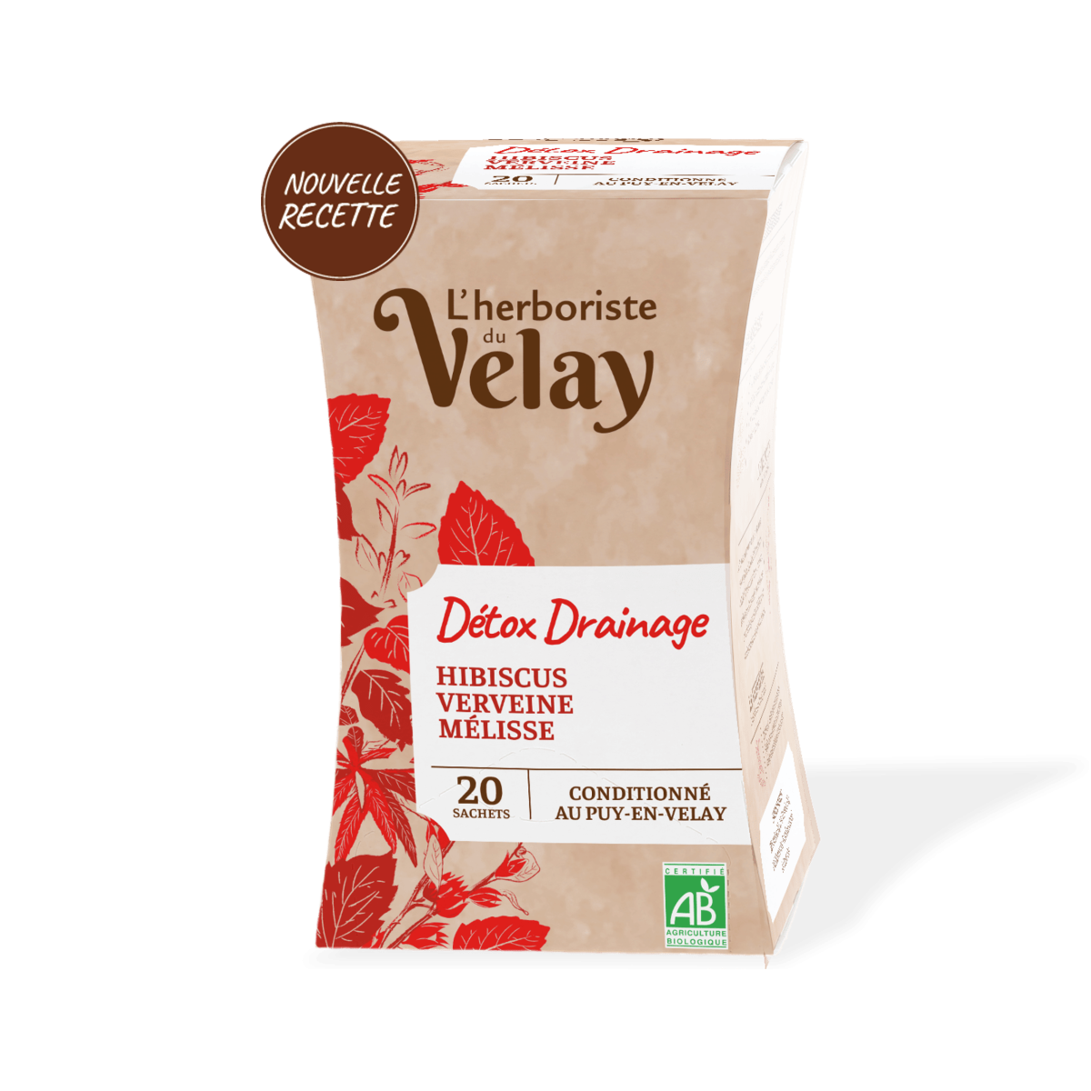 Herboriste du Velay Detox drainage bio 20sachets