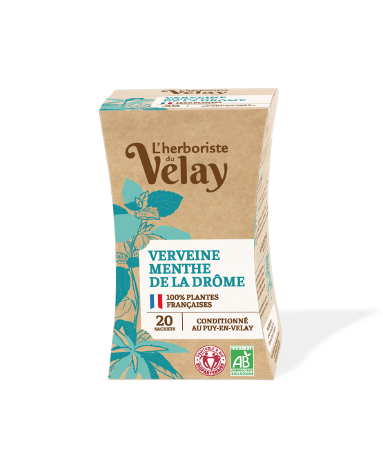 Herboriste du Velay Infusie Zoete Munt Vercors bio 20sachets