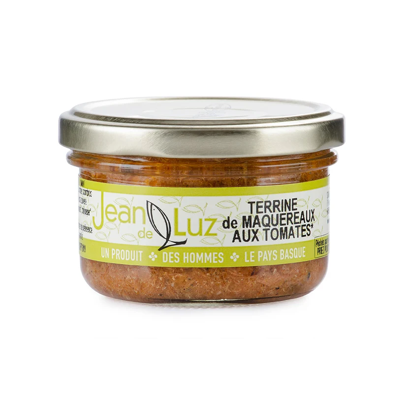 Jean de Luz Terrine van makreel met tomaten 85g