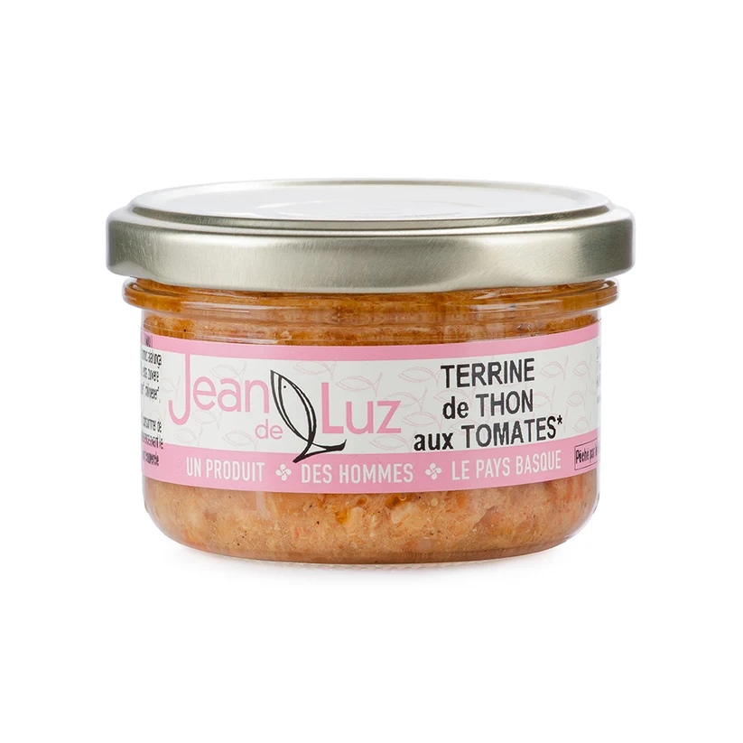 Jean de Luz Terrine van tonijn met tomaten 85g
