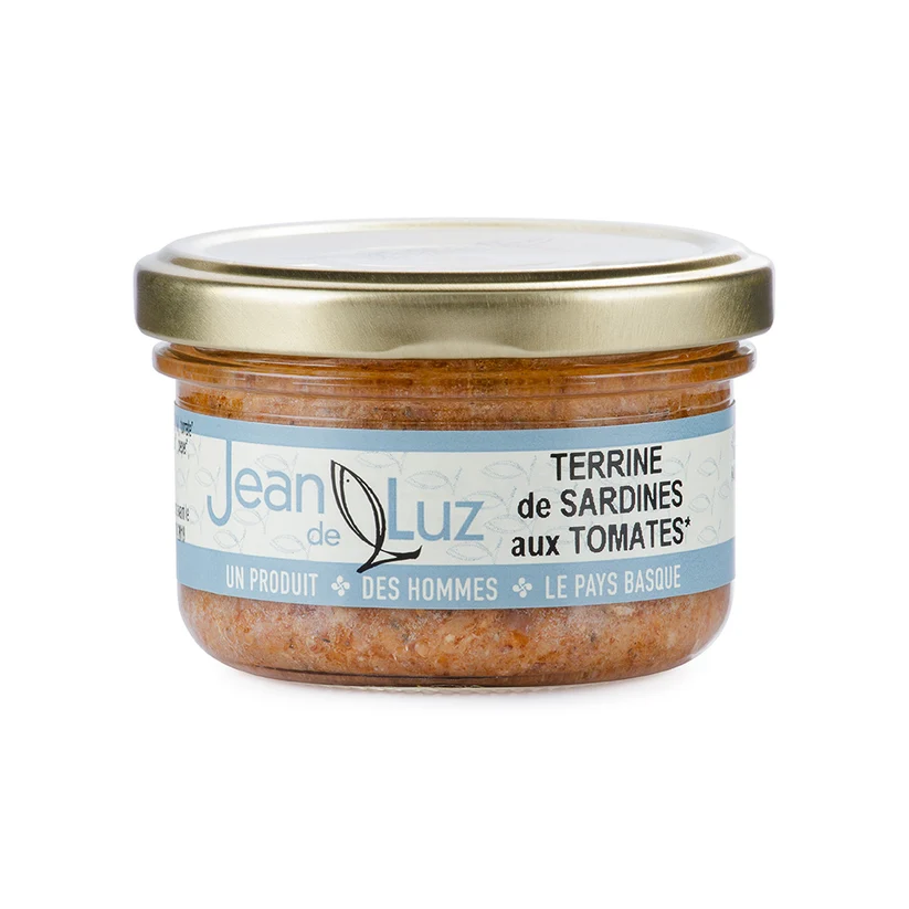 Jean de Luz Terrine van sardienen met tomaten 85g