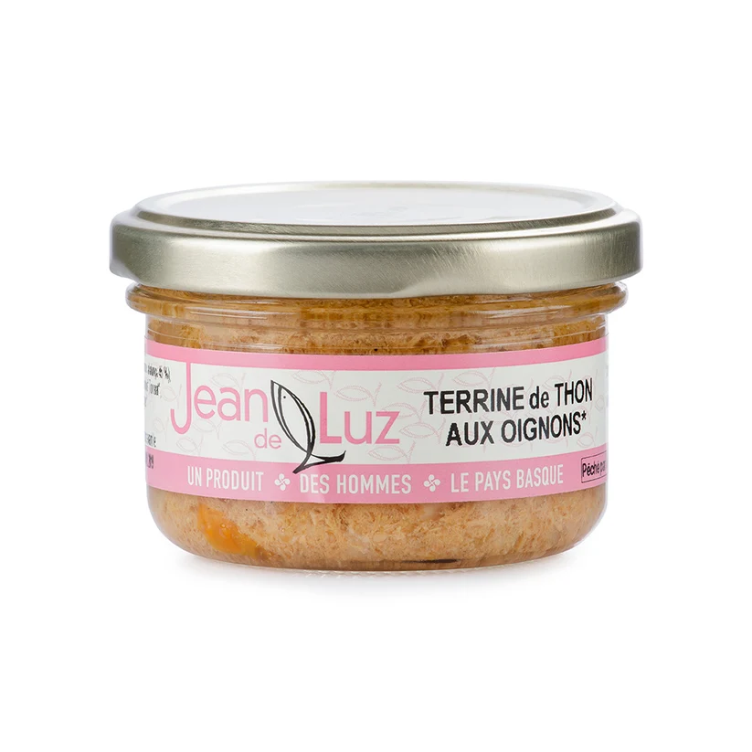 Jean de Luz Terrine van tonijn met ajuinen 85g
