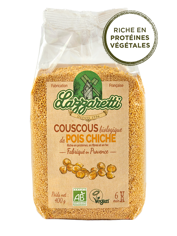 Lazzaretti Kikkererwten couscous bio 400g