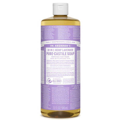 Dr. Bronner's Lavender vloeibare zeep bdih 475ml
