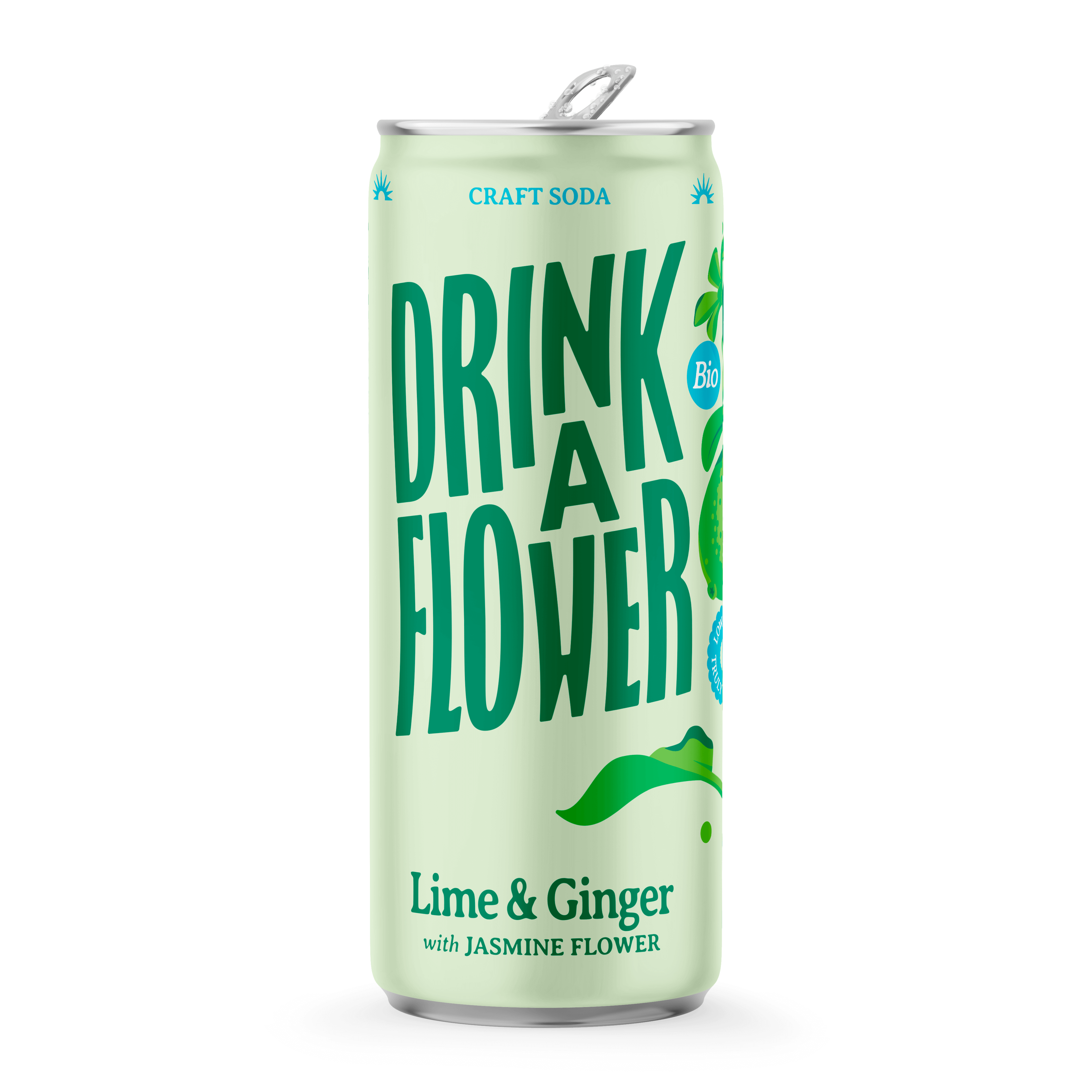 Drink a Flower Gember & limoen bio 250ml