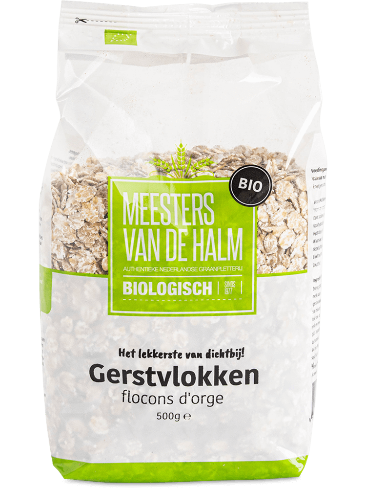 De Halm Gerstvlokken bio 500g