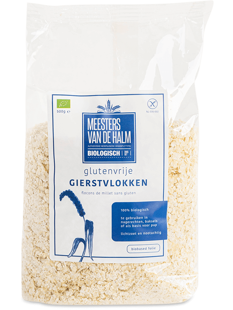 De Halm Gierstvlokken glutenvrij bio 500g