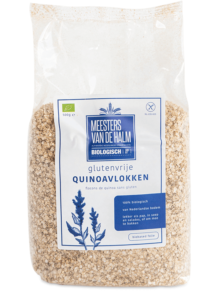 De Halm Quinoavlokken glutenvrij bio 500g