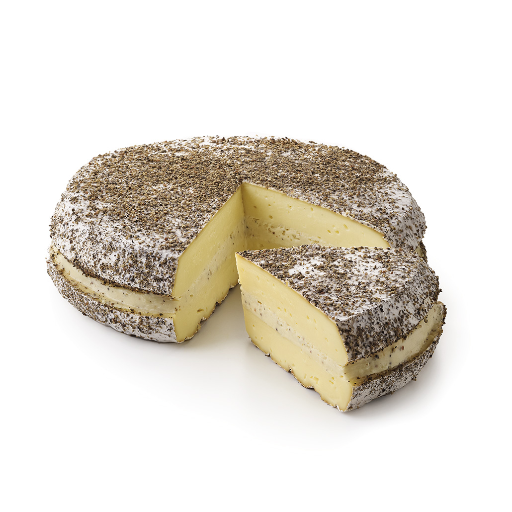 Damse Kaasmakerij Peper brie koe bio 1.6kg