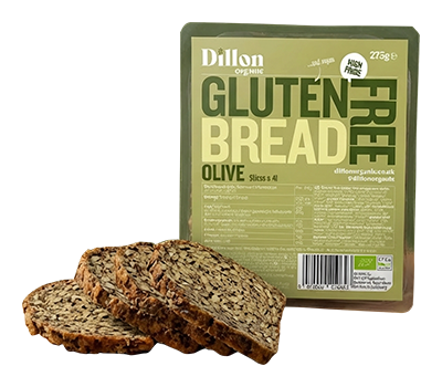 Dillon Organic Brood gesneden olijven glutenvrij bio 275g