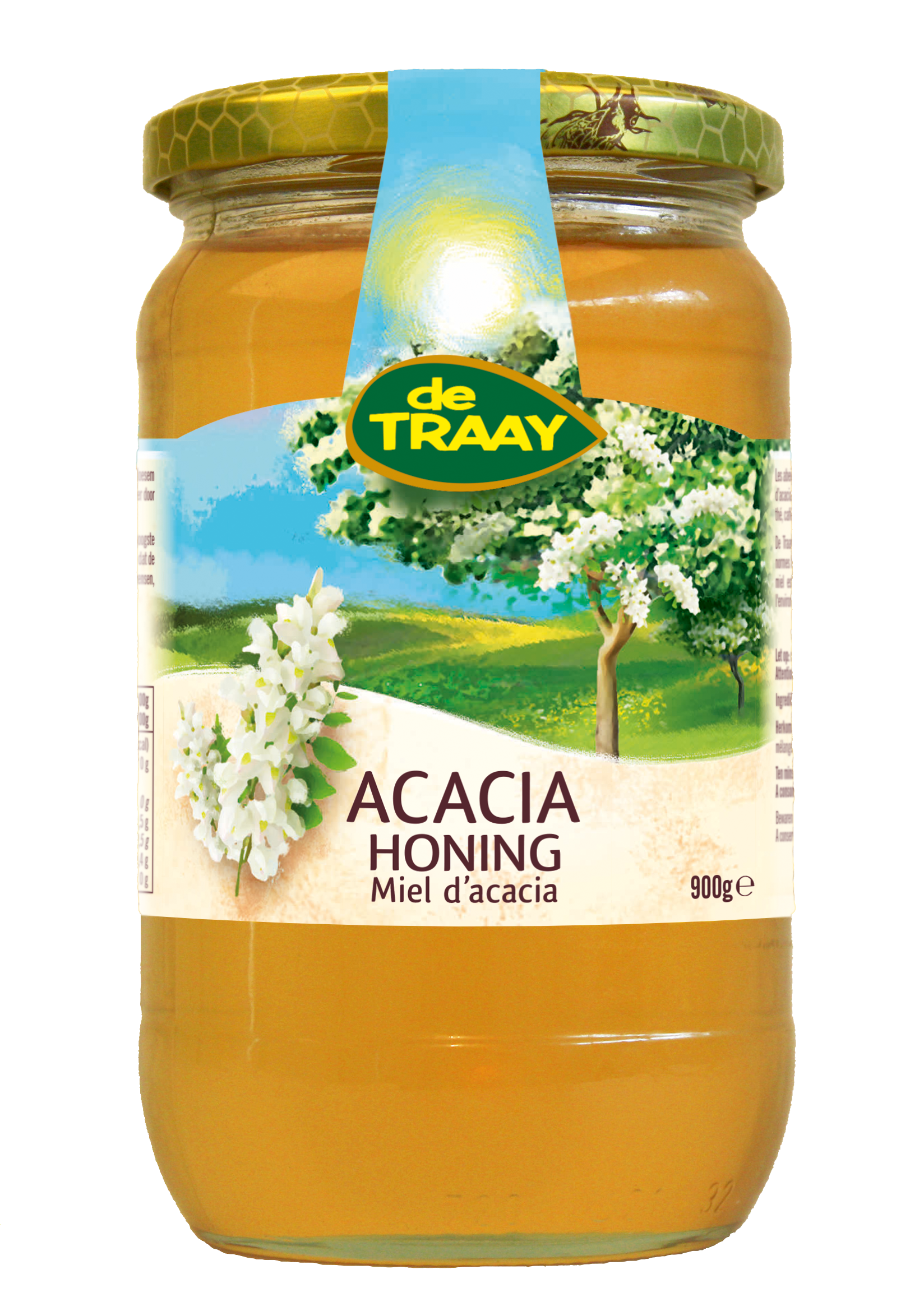 De Traay Acaciahoning bio 900g