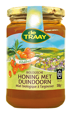 De Traay Honing met duindoorn bio 350g