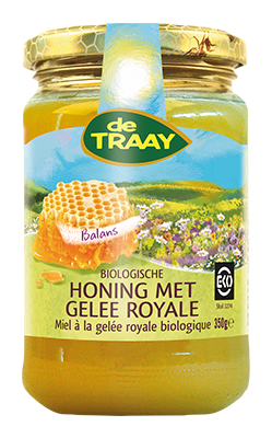 De Traay Honing gelee royale 5% bio 350g