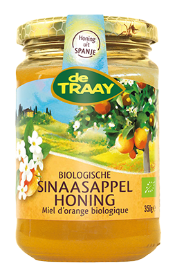 De Traay Sinaasappelhoning bio 350g